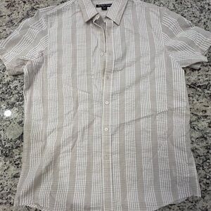 Michael Kors Light Beige Plaid‎ Shirt
